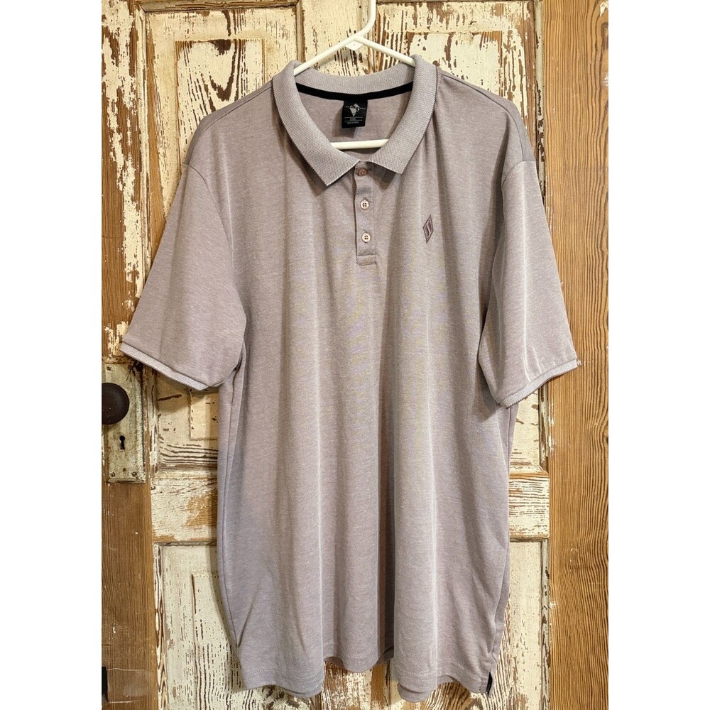 NWOT Men's Skechers Off Duty Polo Shirt - Mauve - 2XL READ